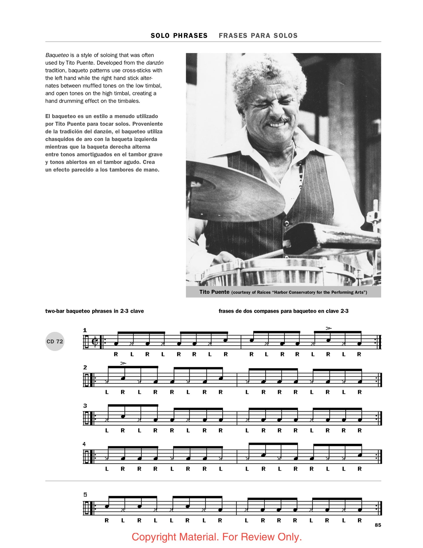 The Art of Playing Timbales